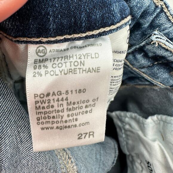 AG DENIM Farrah Skinny Ankle High Rise Skinny Denim Jean in 12 Year Fluid // 27 - Picture 10 of 14